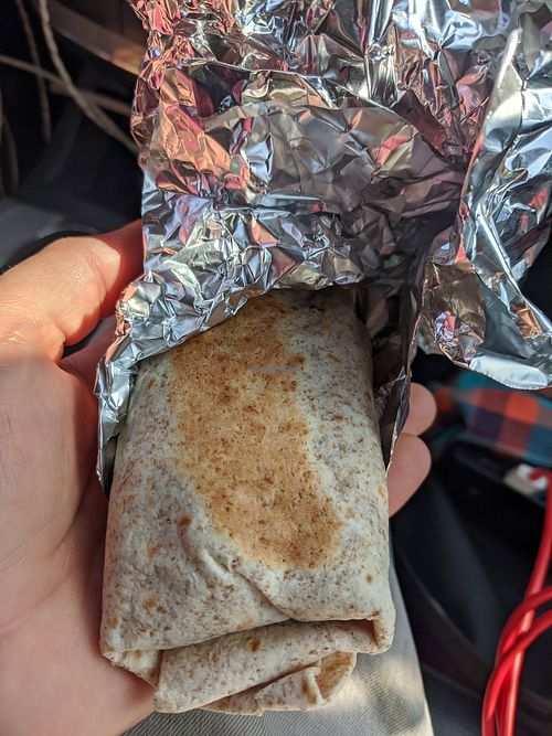 Burrito at Plant Kitchen in Amman