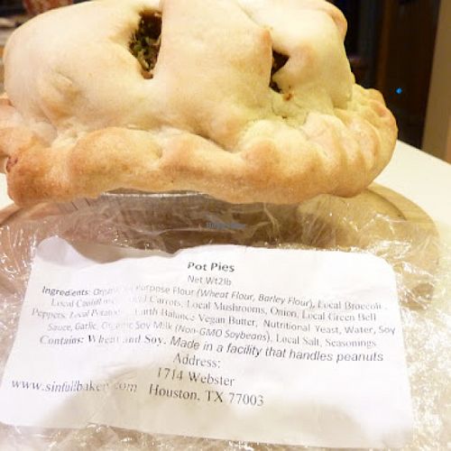 Sinfully delicious pot pie at Sinfull Bakery in Houston