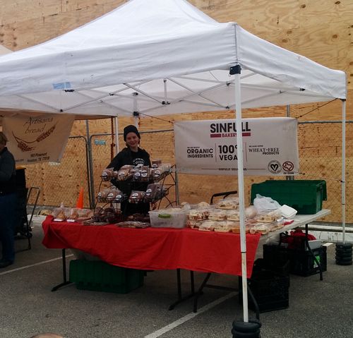 Sinfull Bakery at Farmers Market Eastside at Sinfull Bakery in Houston