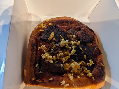 Pizza lovers kolache at Sinfull Bakery in Houston