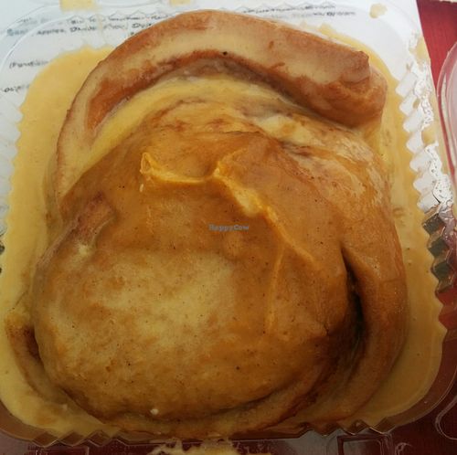 Sinfull Bakery's pumpkin cinnamon roll at Sinfull Bakery in Houston