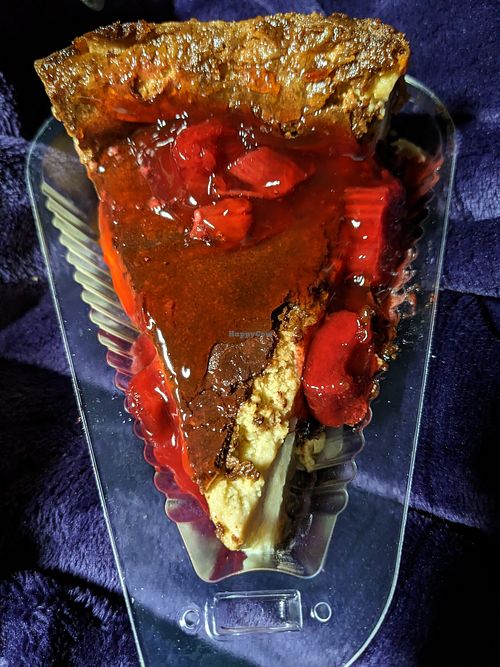 Strawberry cheesecake - so good! at Sinfull Bakery in Houston