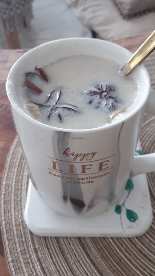 Chai latte at Chill Out Healthy Cafe in Koh Phangan