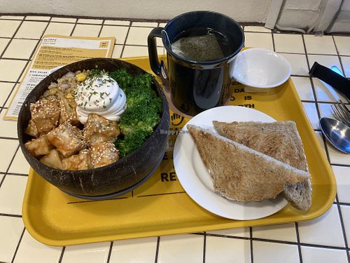 Sunrise salad  at ByTOFU in Seoul