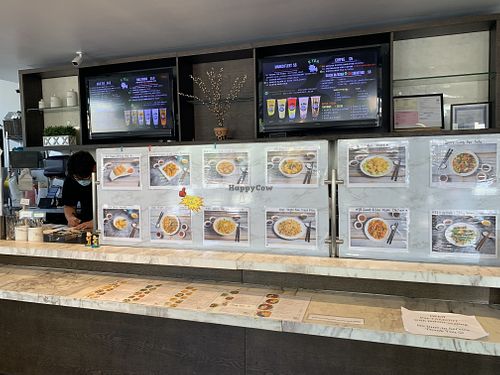 Counter at Vegan Deadly Sins in Sacramento