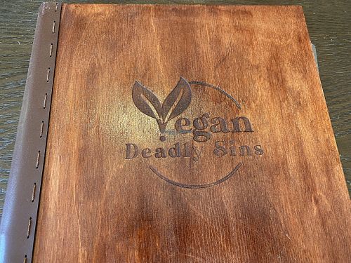 Menu   at Vegan Deadly Sins in Sacramento