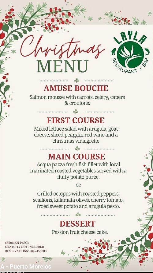 ZERO vegan options at Layla Restaurant Plants & Mushrooms in Puerto Morelos