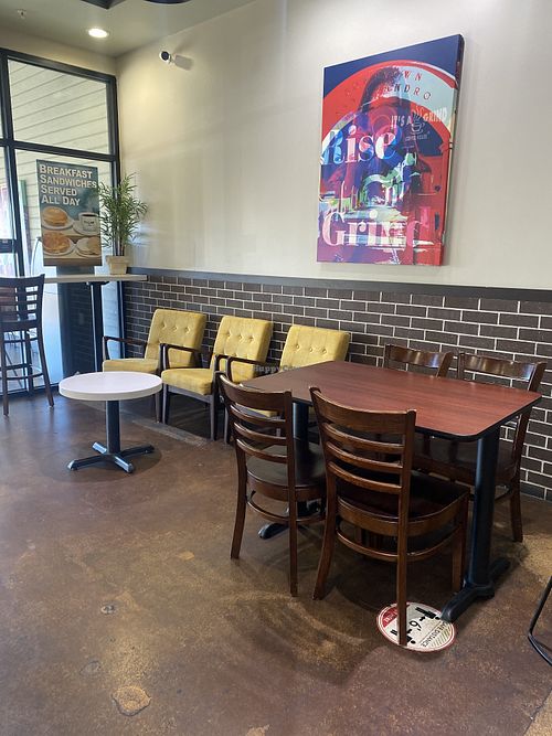 Cute Seating Area - Interior Seating Available  at It's A Grind Coffee House in San Leandro