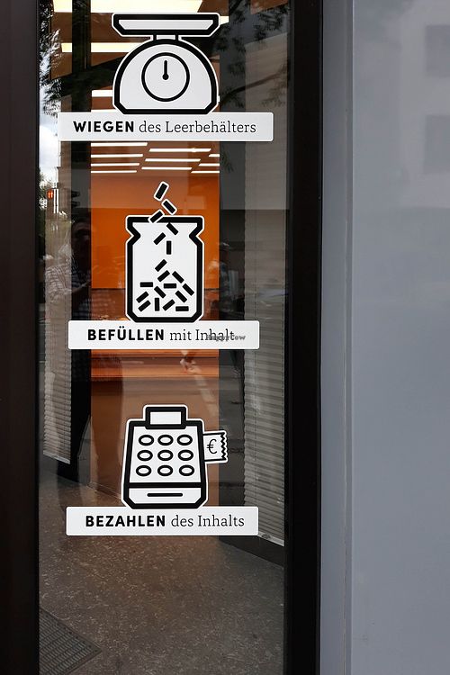 Storefront at Unverpackt in Wiesbaden