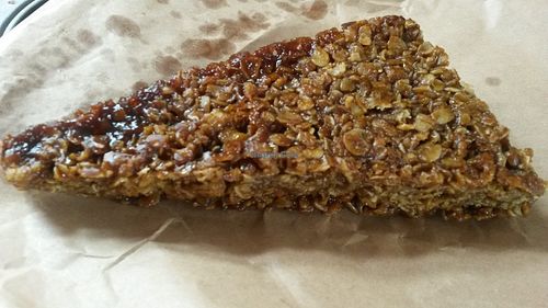 Treacle flapjack  at Café Shrub in Blaydon