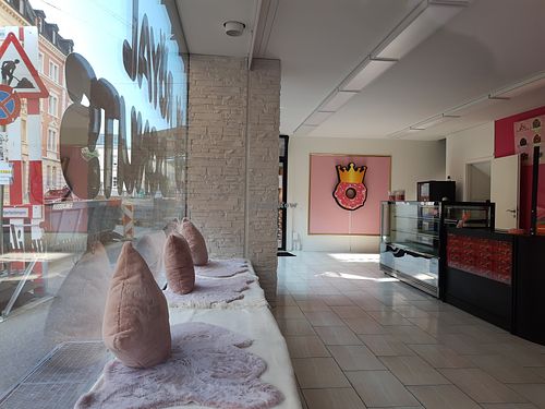 Interior at Royal Donuts in Basel