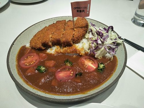 Omnipork cutlet & curry. at Green Common - Raffles City in Shanghai