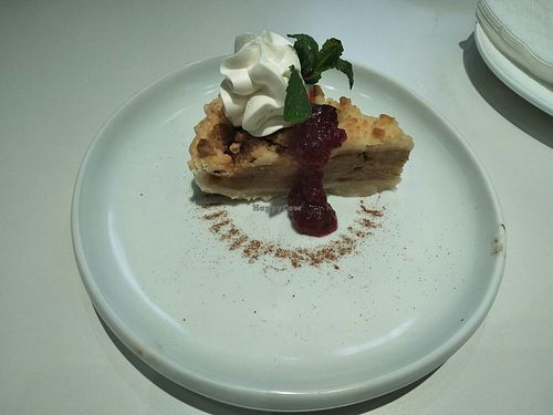 Apple crumble. at Green Common - Raffles City in Shanghai