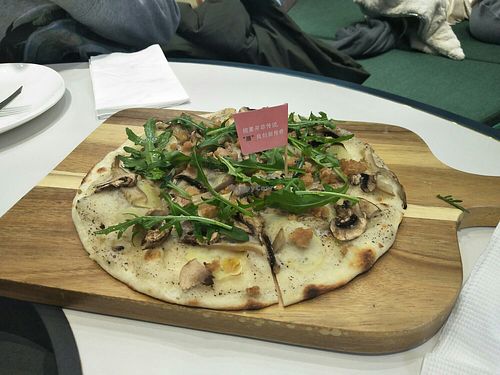Omnipork & truffle pizza. at Green Common - Raffles City in Shanghai