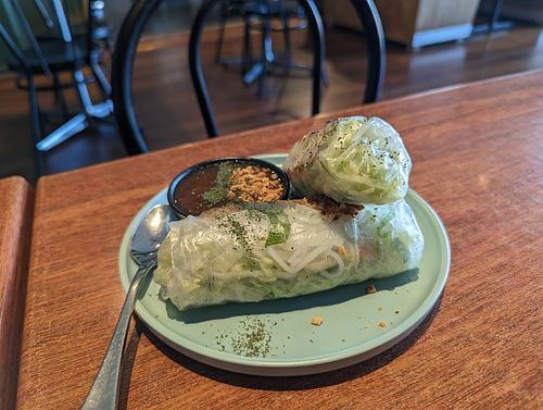 Cold rolls at Vego Delish in Perth