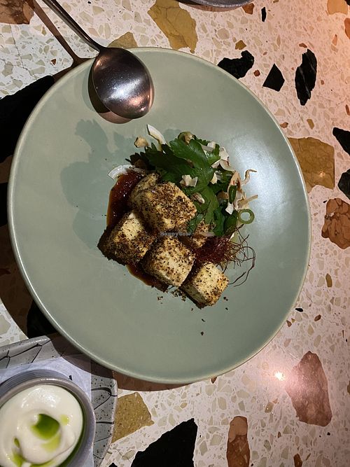 Crispy tofu  at Monster Kitchen and Bar in Canberra