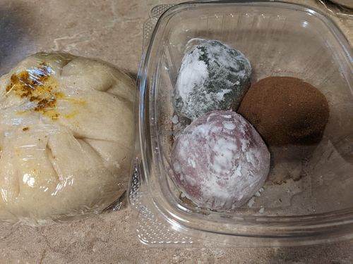 vegan Japanese options at Comox Valley Farmers' Market in Courtenay