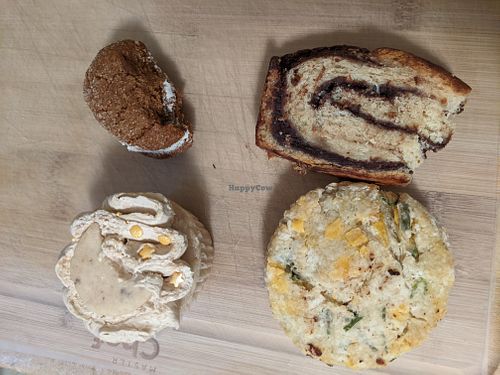 Flourchild Vegan Baking tretas at Comox Valley Farmers' Market in Courtenay