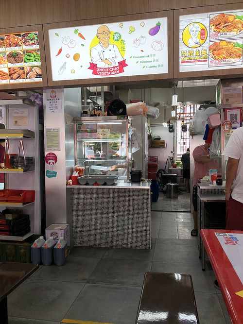 Stall look at Uncle Chay Vegetarian 素先生 in West Singapore