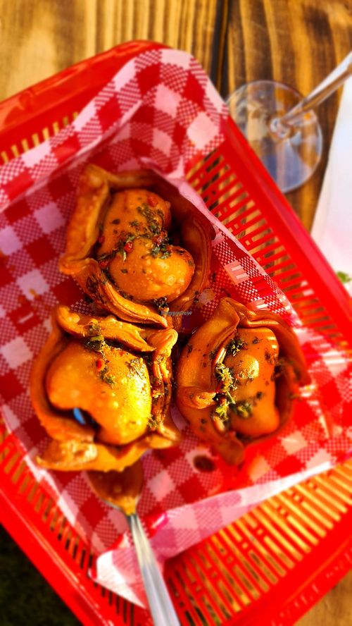 Vegan empanadas at The Hotel Westwood in Footscray