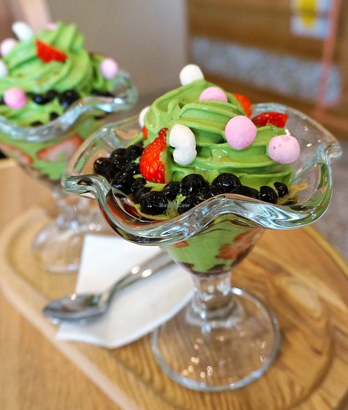 Matcha ice-cream at Graines du Jour in Paris