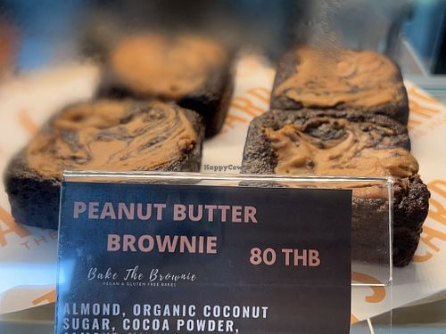 Peanut butter brownie   at Carrots The Vegan Kitchen in Bangkok