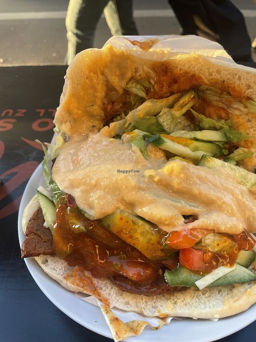 Seitan Kebab  at La Fiesta Imbiss in Leipzig