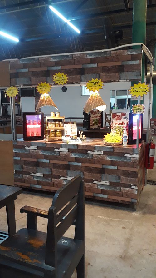 The stall in Big A indoor food market at Nuturella in Koh Phangan