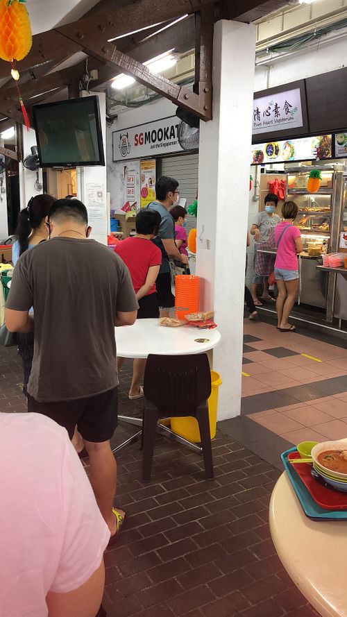 Long queues on 1st & 15th day! at Pure Heart 清心素食 in Central Singapore