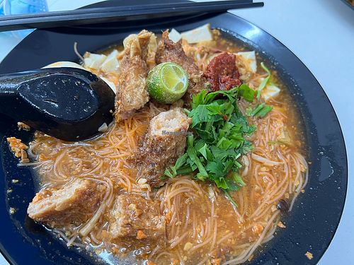 Mee Siam new dish  at Pure Heart 清心素食 in Central Singapore