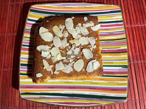 "Fondant aux amandes" at La Dame au Cerf in Nice