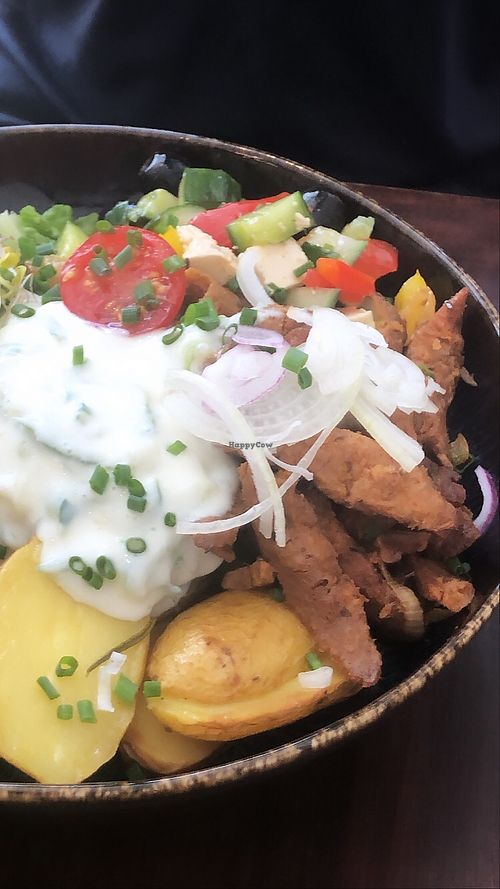 Greek bowl at Mono Cafe in Munich