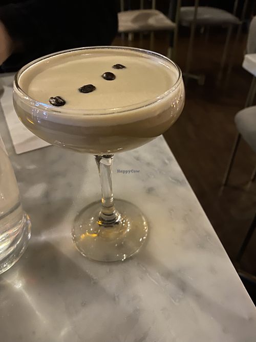 Vegan Espresso martini   at Willow Vegan Bistro in New York City