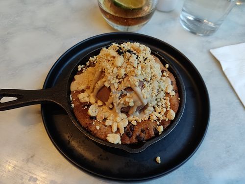 Cookie skillet at Willow Vegan Bistro in New York City