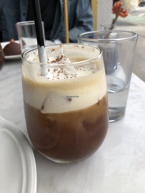 Mocha cocktail   at Willow Vegan Bistro in New York City