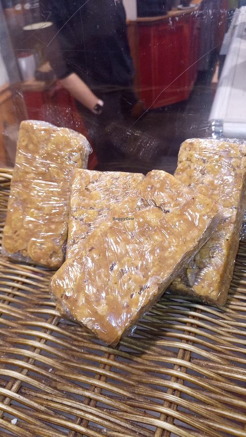 Peanut butter, soon might be done as a vegan "Snickers" at Rusticana Coffee in Mill Bay