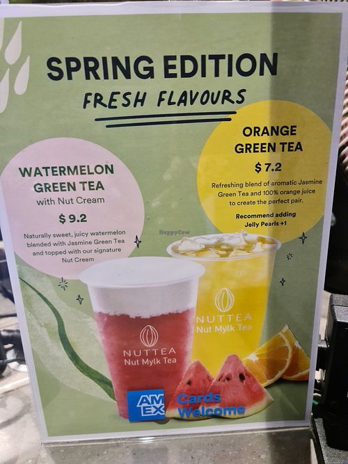 Spring flavours at NUTTEA - La Trobe St in Melbourne