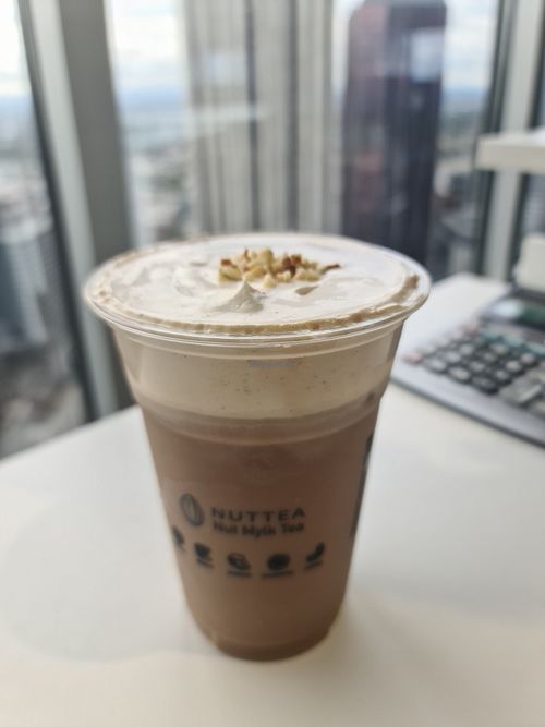 That cream!! at NUTTEA - La Trobe St in Melbourne