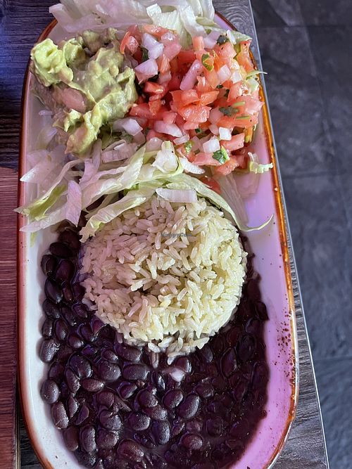 Black beans and rice  at Dahlia in Daytona Beach