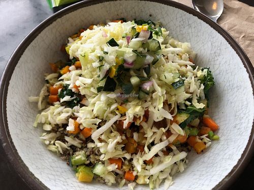 Seasonal Gashi Vegetable Bowl (vegan) at Red Truck in Truckee