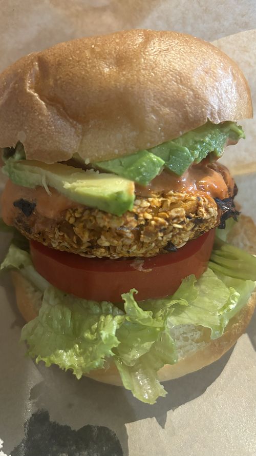 Avocado burgerr  at Sonu Sonu in Fukuoka