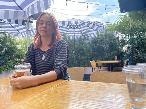 Back patio at Taco Vega in Los Angeles