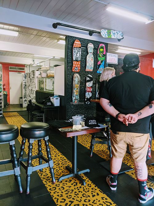 Interior ❤️ at Fatty Vegan in Ventura