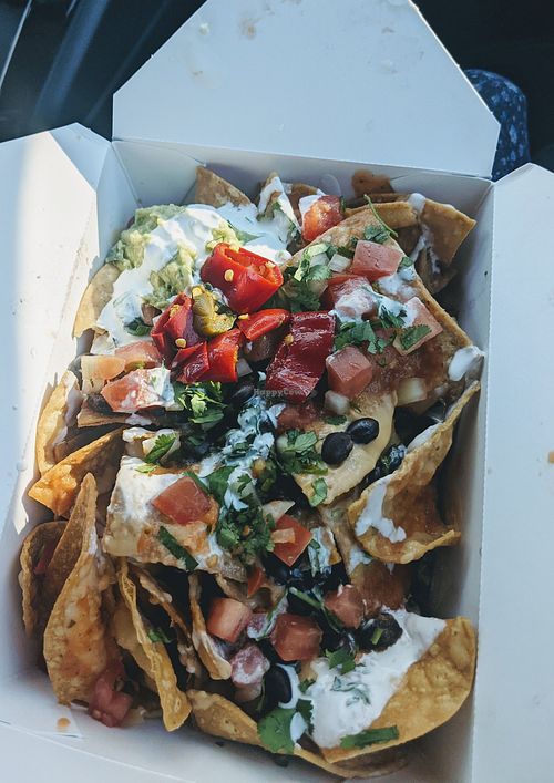 Weekend Nachos! My new obsession  #Veganuary at Fatty Vegan in Ventura