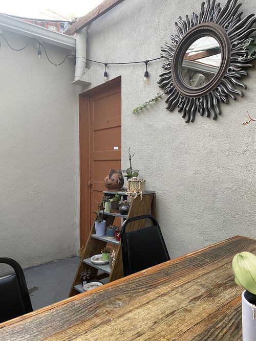 Outdoor Patio Corner   at Sky Cafe in South San Francisco