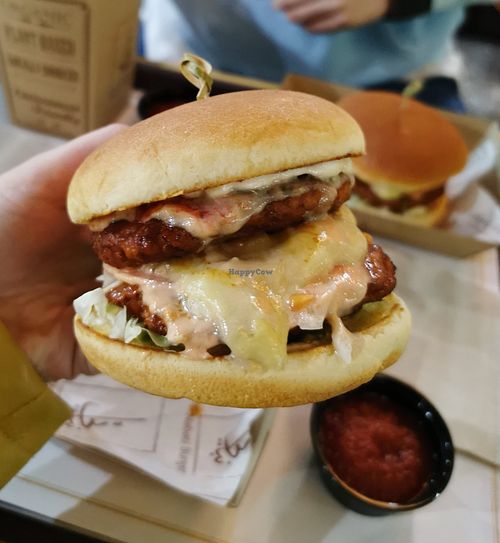 shroom burger😍😋 at Nabati Burger in Shuwaikh