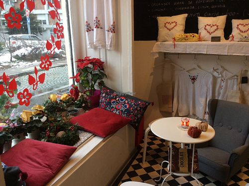 The seats! at Zdravo Ljubavi in Belgrade