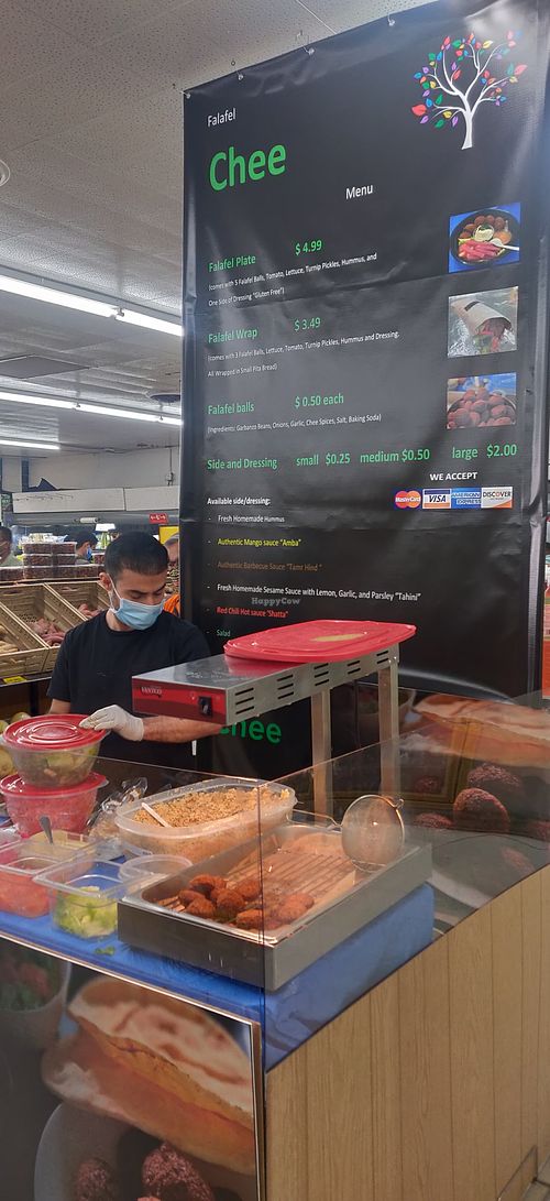 Menu at Falafel Chee in Culver City