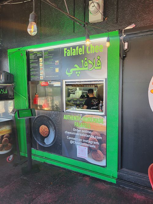 Order window at Falafel Chee in Culver City