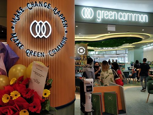 Restaurant entrance at Green Common 绿客门 in Central Singapore